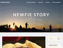 Tablet Screenshot of newfie-story.com